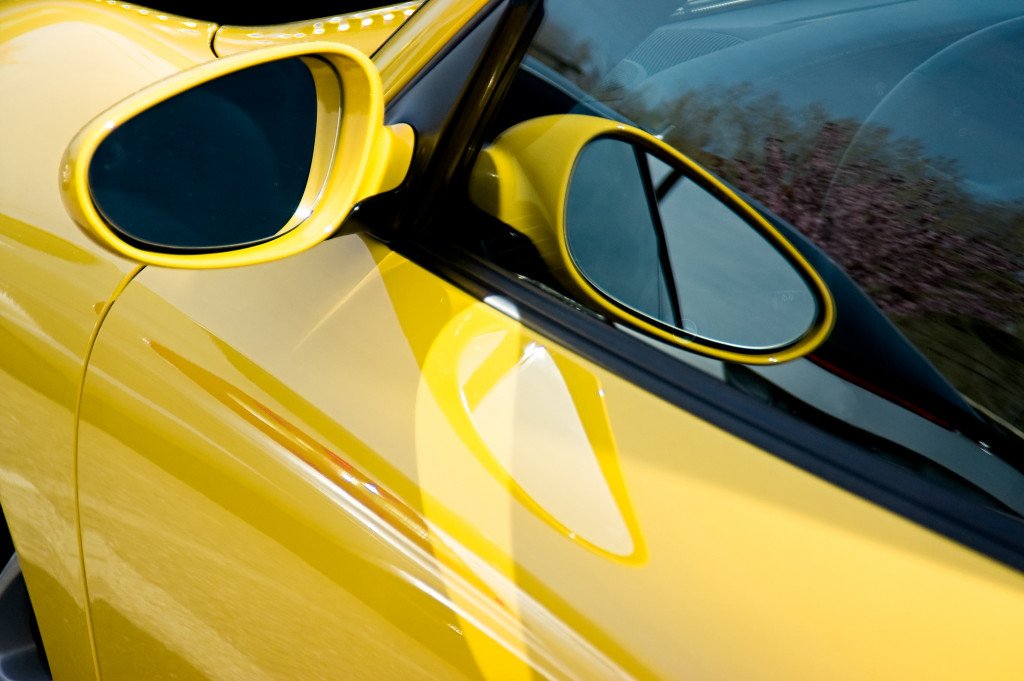 yellow sportscar